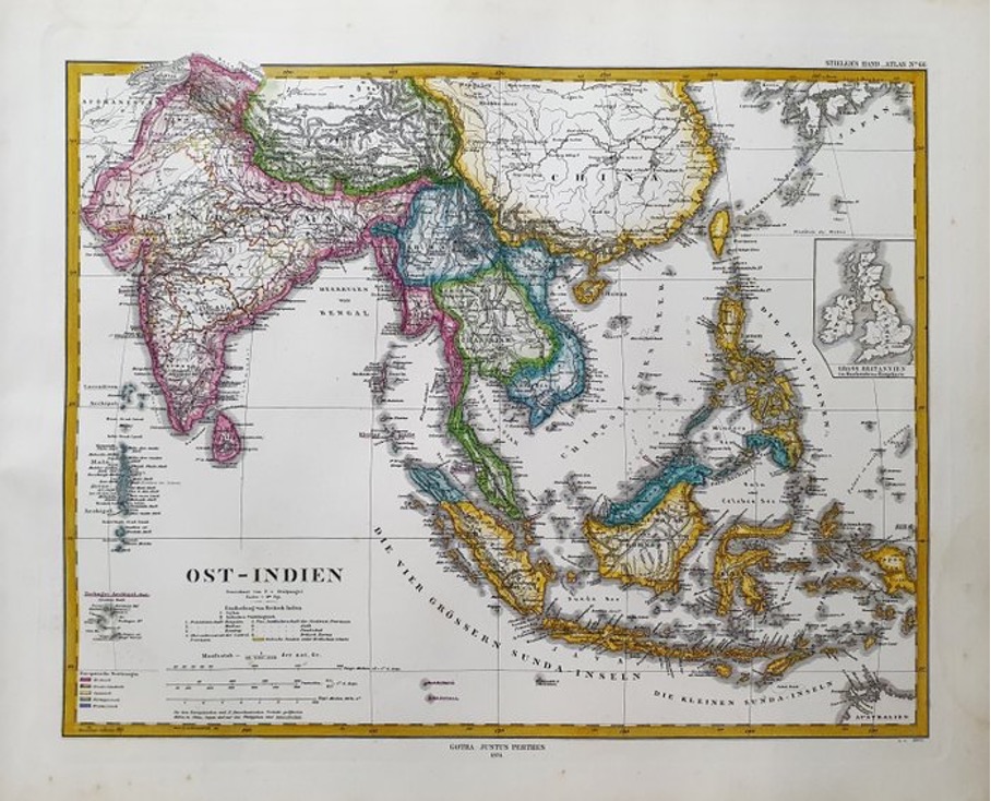 Azië – Oost-Indië, Ost-Indien 1874